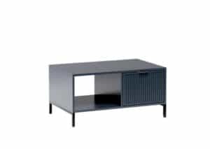 קופסת אחסון מודרנית בצבע אפור וכחול, עיצוב אירופאי, רהיט לבית, חנות רהיטים אונליין.