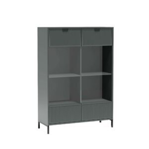 ארון אחסון מודרני בצבע אפור, עיצוב אירופאי, רהיט לבית, חנות רהיטים אונליין צ׳אנס הום.