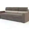 ספה אפורה עם כריות נוי, ריהוט לבית בעיצוב אירופאי, סלון.