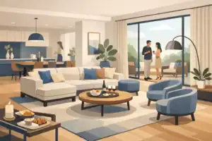 סלונים נפתחים לבית שמארח נכון ונראה מצוין